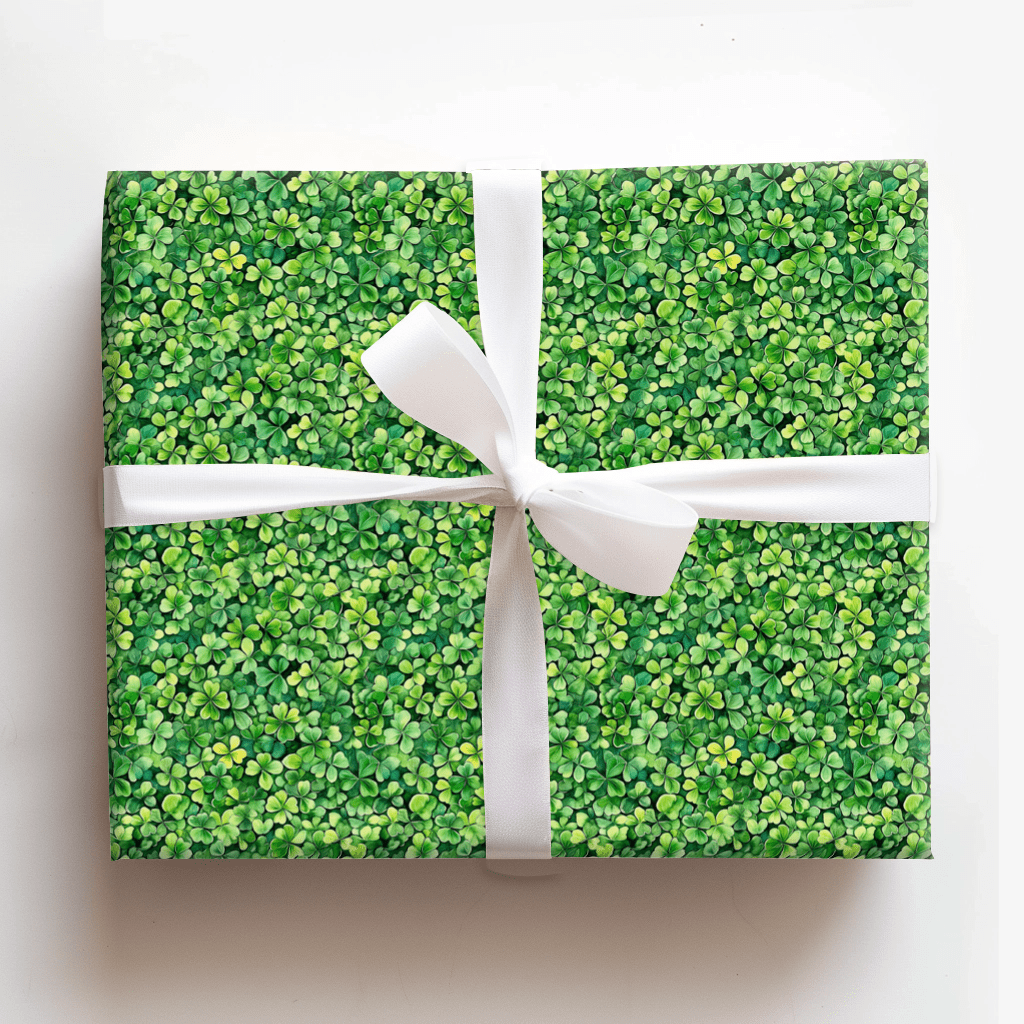 Clover Over and Over - Wrapping Paper - Aspen & Arlo