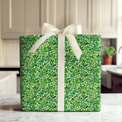 Clover Over and Over - Wrapping Paper - Aspen & Arlo