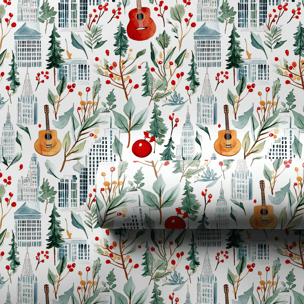 Merry Christmas Nashville - Wrapping Paper - Aspen & Arlo