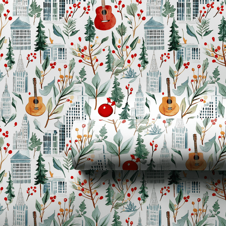 Merry Christmas Nashville - Wrapping Paper - Aspen & Arlo