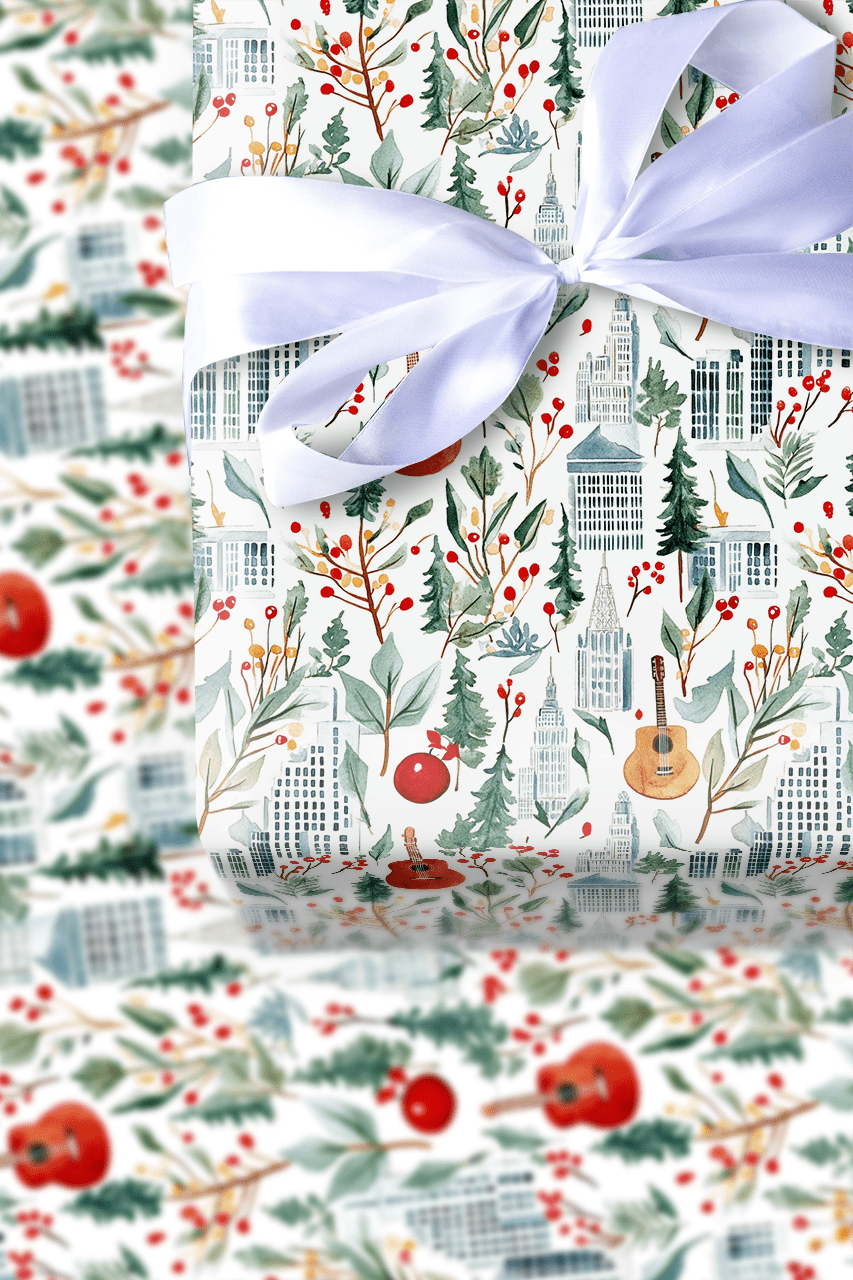 Merry Christmas Nashville - Wrapping Paper - Aspen & Arlo