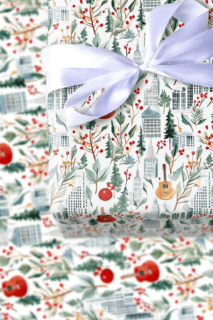 Merry Christmas Nashville - Wrapping Paper - Aspen & Arlo