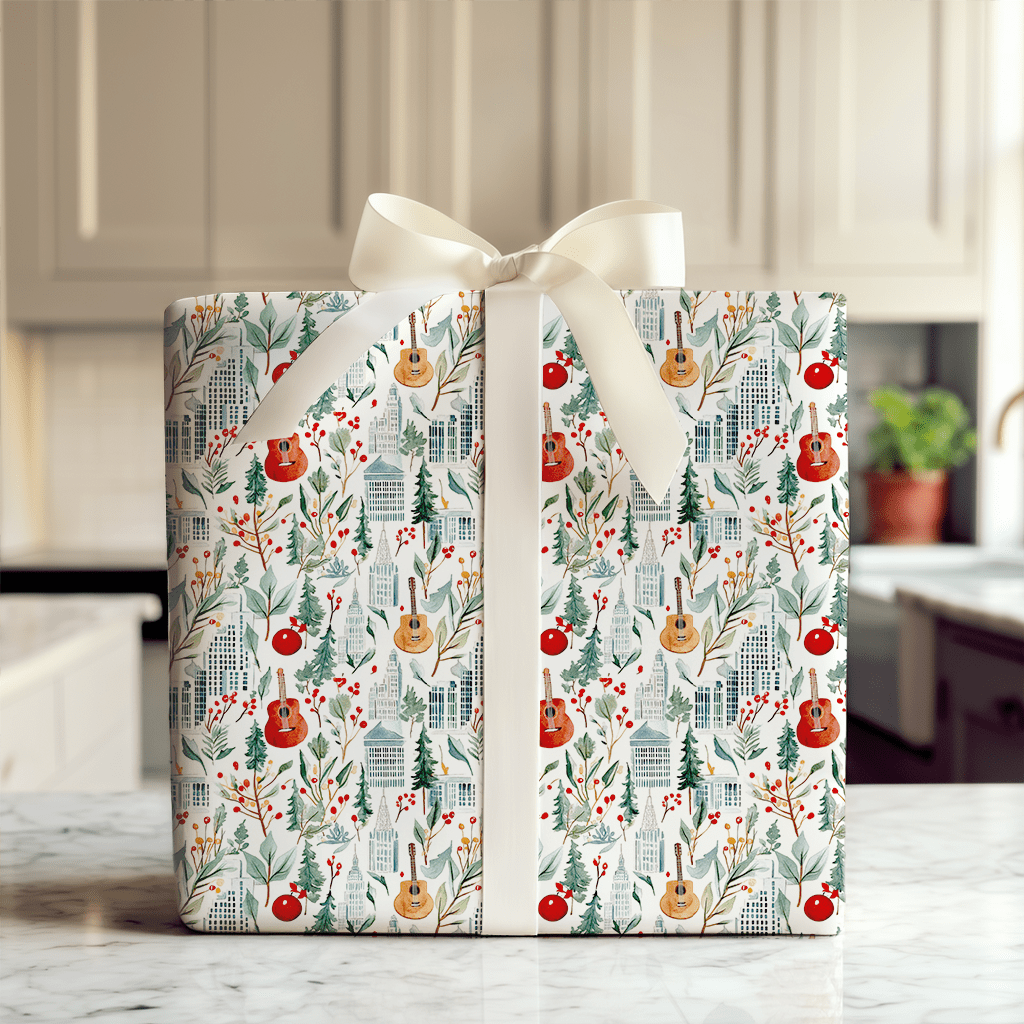 Merry Christmas Nashville - Wrapping Paper - Aspen & Arlo
