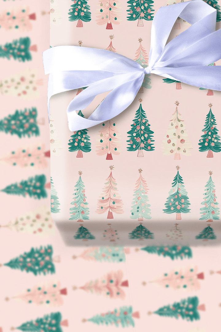 Tickled Pinkmas - Wrapping Paper - Aspen & Arlo
