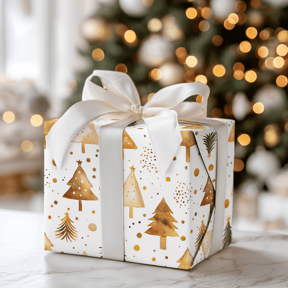 Jolly Gold - Wrapping Paper - Aspen & Arlo