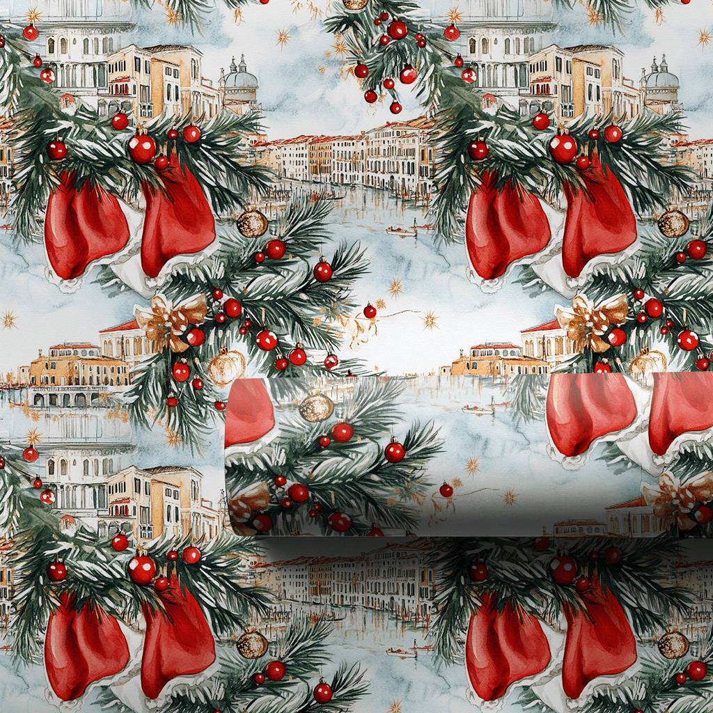Bridge to Venice - Wrapping Paper - Aspen & Arlo