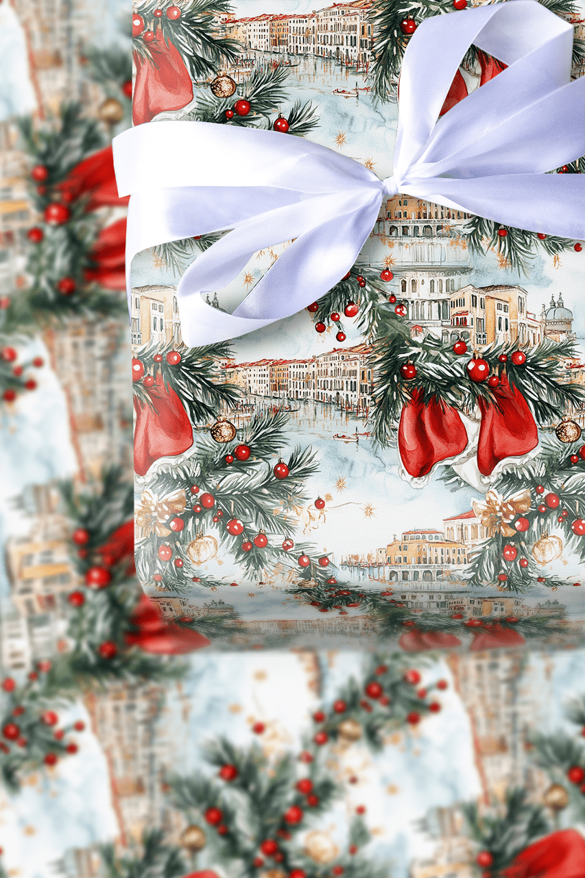 Bridge to Venice - Wrapping Paper - Aspen & Arlo