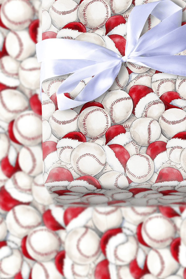 Santa's Strike Zone - Wrapping Paper - Aspen & Arlo