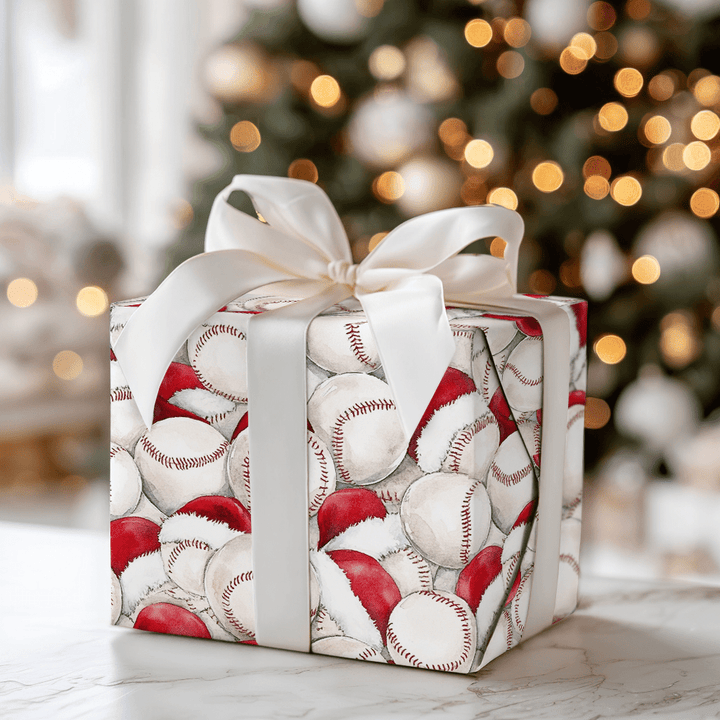 Santa's Strike Zone - Wrapping Paper - Aspen & Arlo