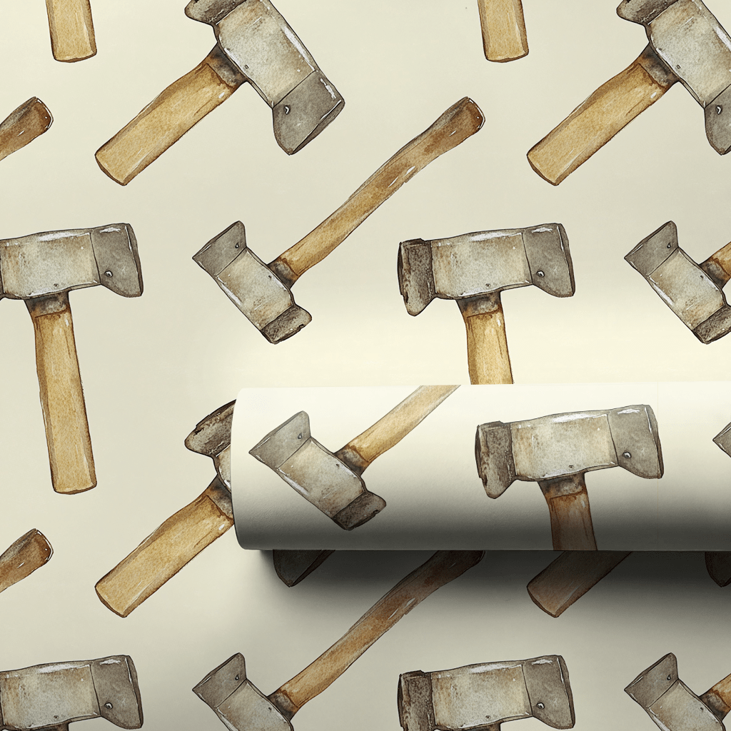 Hammer Time - Wrapping Paper - Aspen & Arlo