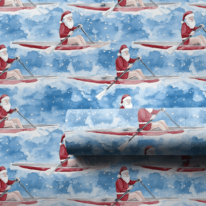 Jingle Oars - Wrapping Paper - Aspen & Arlo