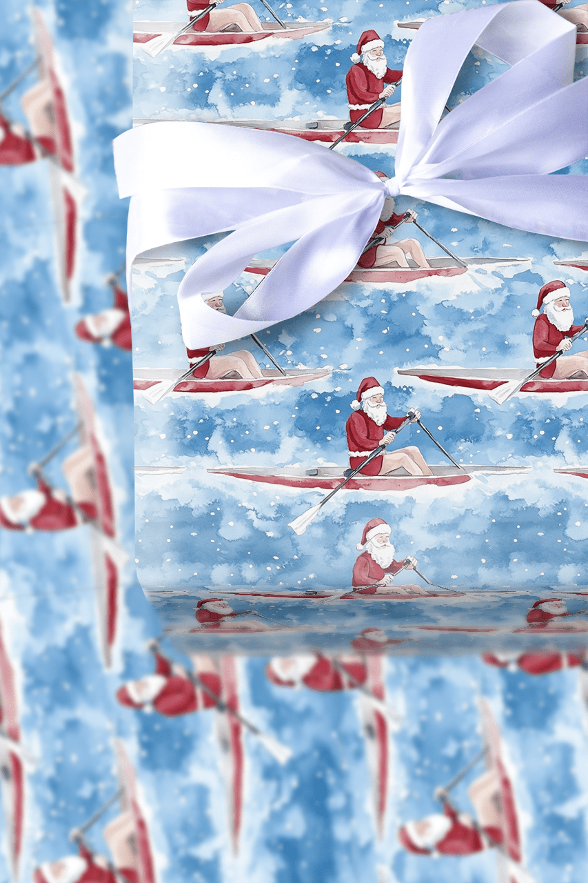 Jingle Oars - Wrapping Paper - Aspen & Arlo