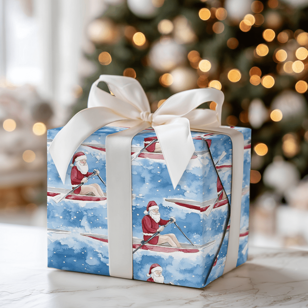Jingle Oars - Wrapping Paper - Aspen & Arlo