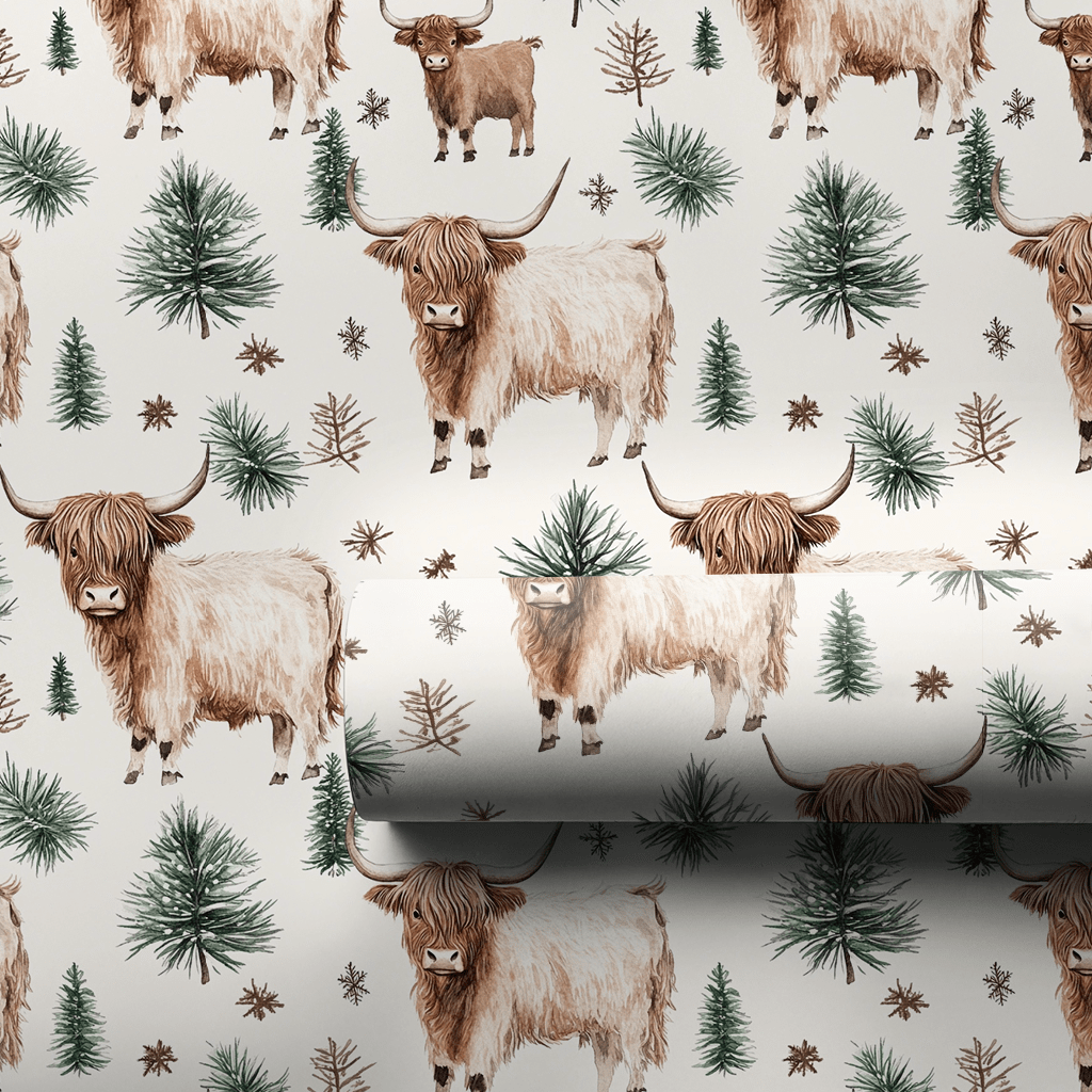 Chilly Cow - Wrapping Paper - Aspen & Arlo