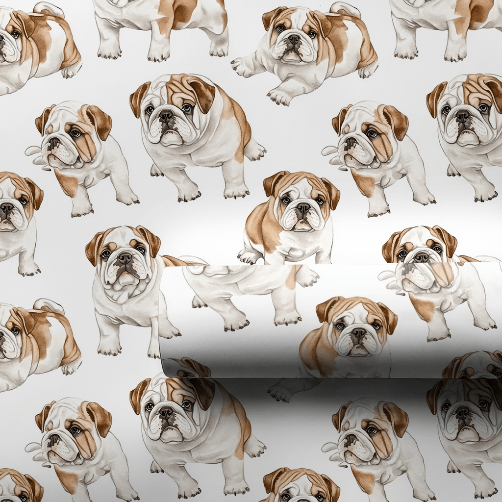 Good Ole Bulldog - Wrapping Paper - Aspen & Arlo
