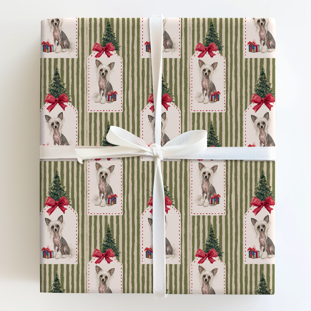 Crested Christmas Tags