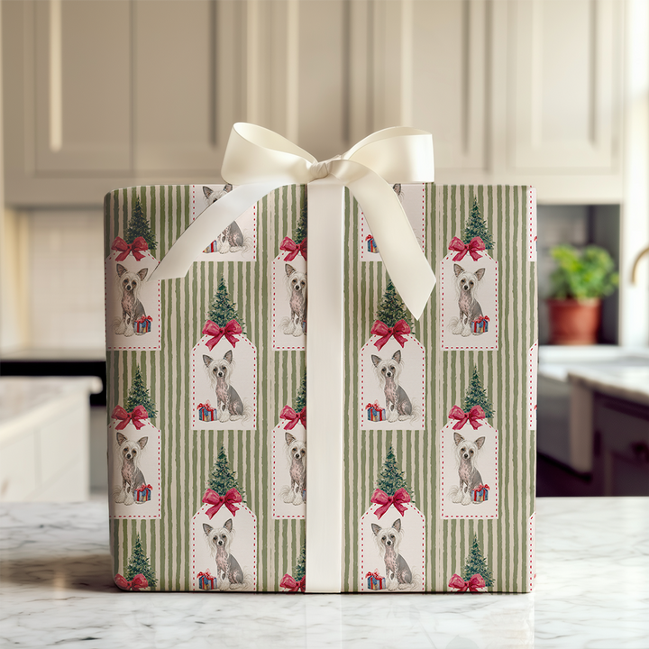 Crested Christmas Tags