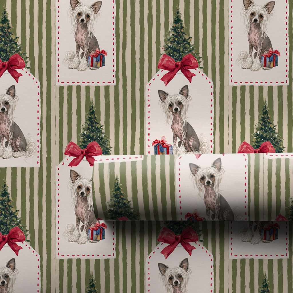 Crested Christmas Tags