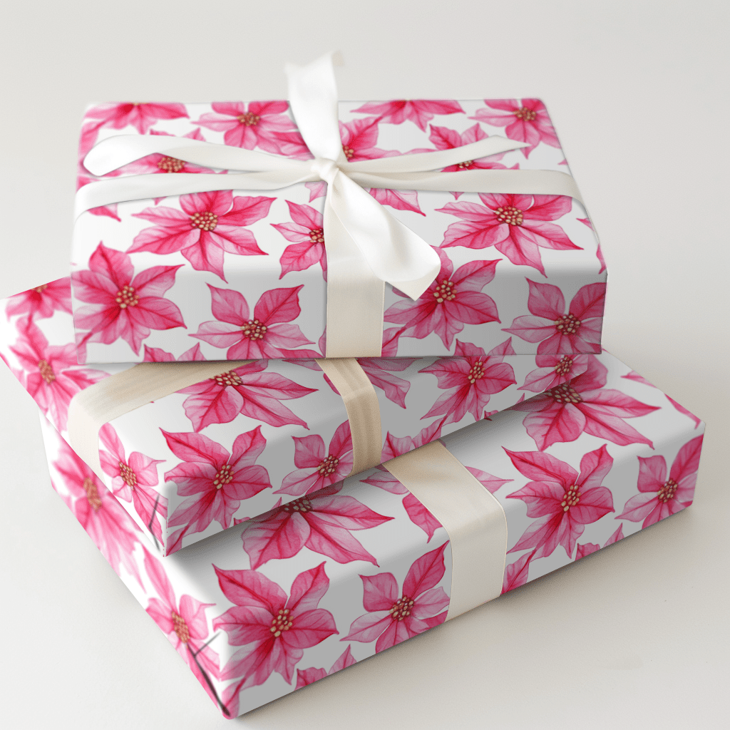 Pinkmas Petals - Wrapping Paper - Aspen & Arlo