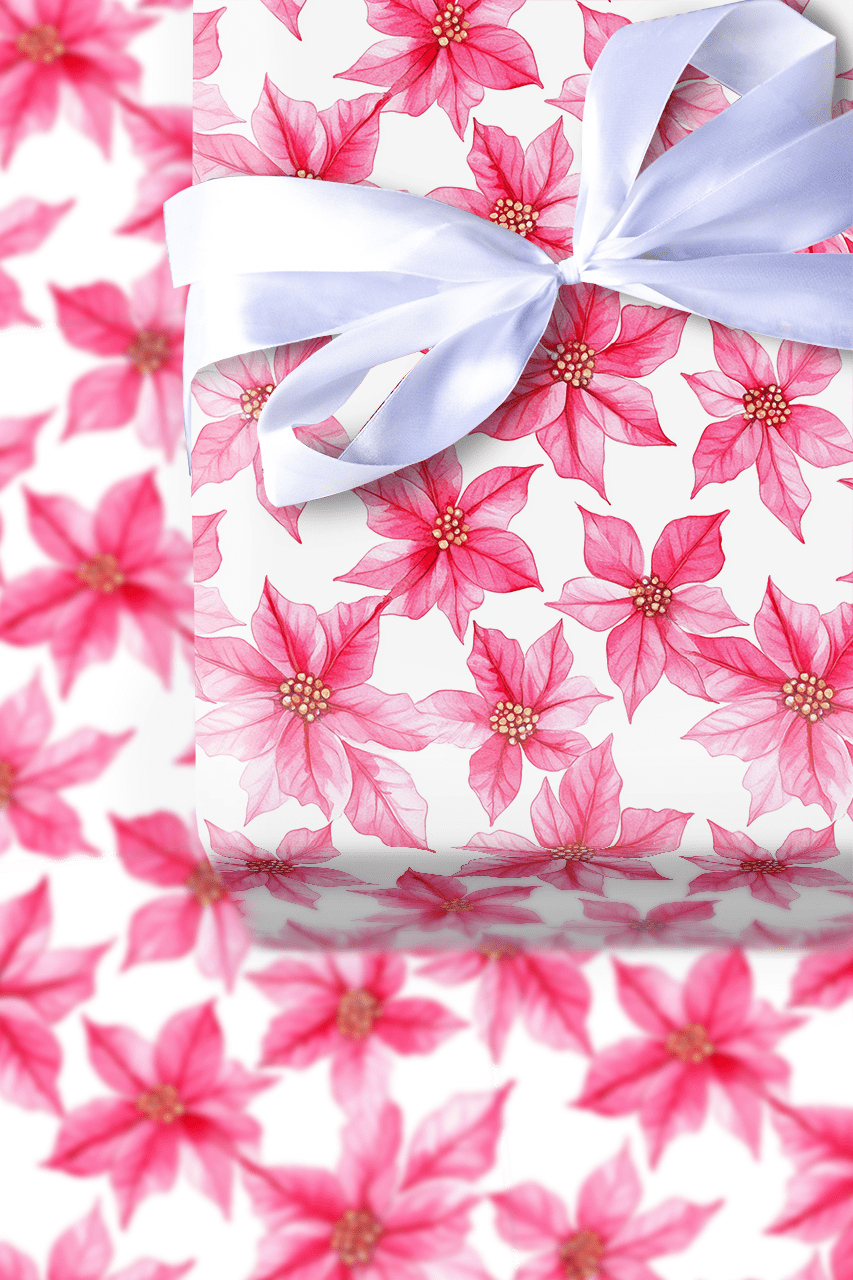 Pinkmas Petals - Wrapping Paper - Aspen & Arlo