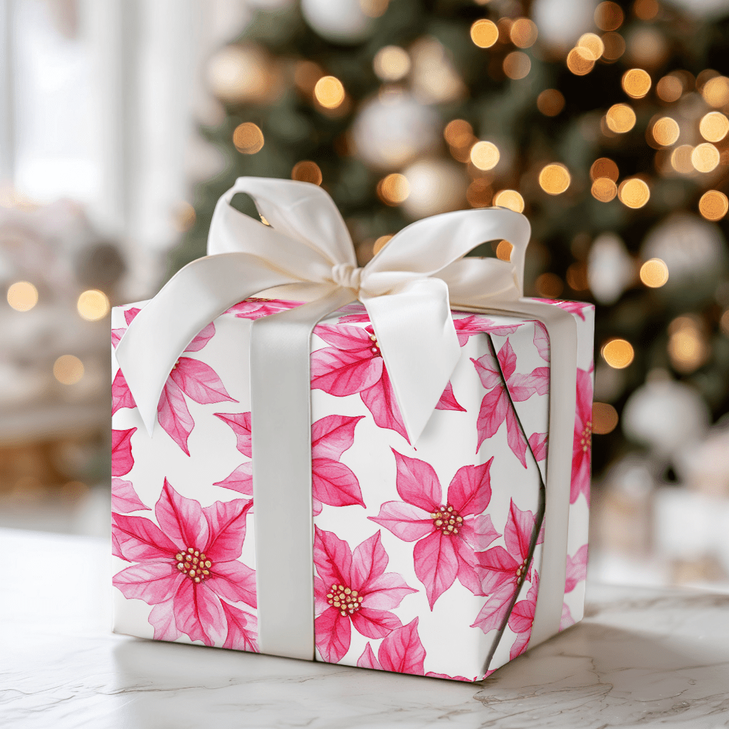 Pinkmas Petals - Wrapping Paper - Aspen & Arlo