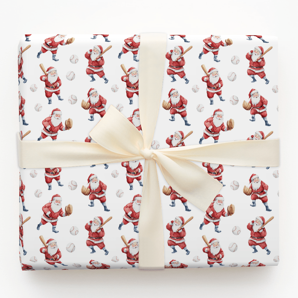 Kringle Curveball - Wrapping Paper - Aspen & Arlo
