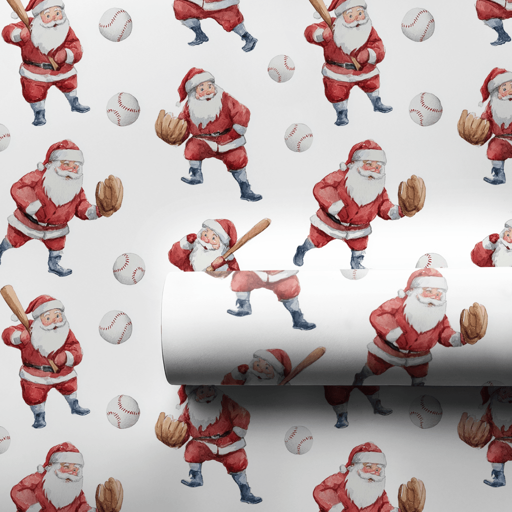 Kringle Curveball - Wrapping Paper - Aspen & Arlo