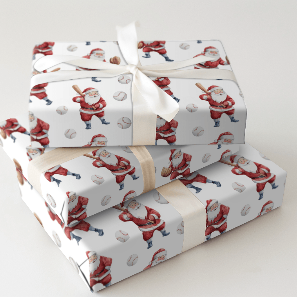 Kringle Curveball - Wrapping Paper - Aspen & Arlo