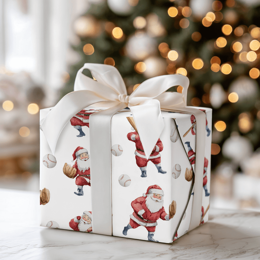 Kringle Curveball - Wrapping Paper - Aspen & Arlo