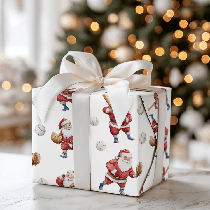 Kringle Curveball - Wrapping Paper - Aspen & Arlo
