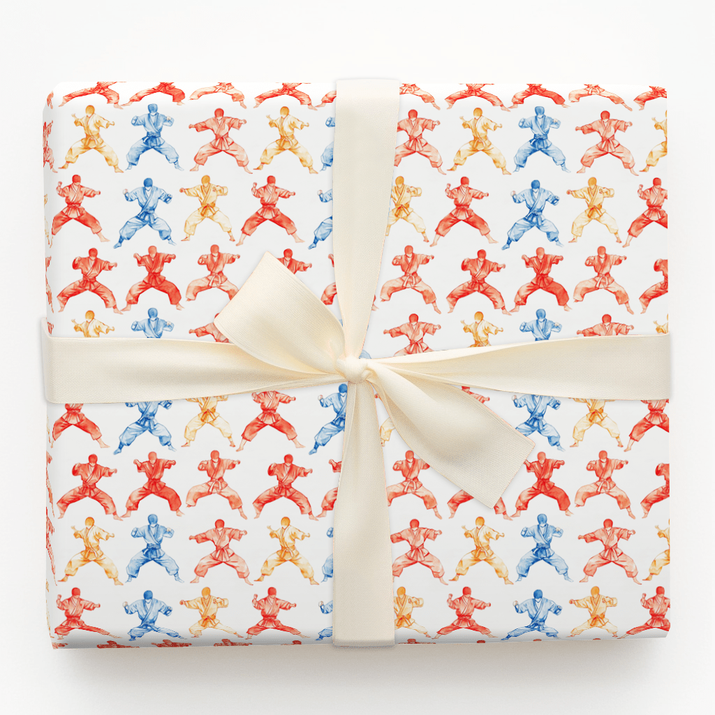 Kick Force - Wrapping Paper - Aspen & Arlo