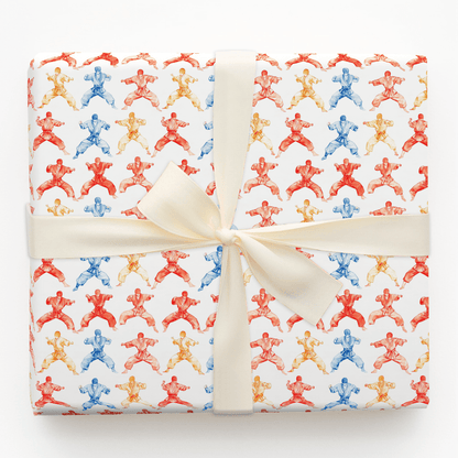 Kick Force - Wrapping Paper - Aspen & Arlo