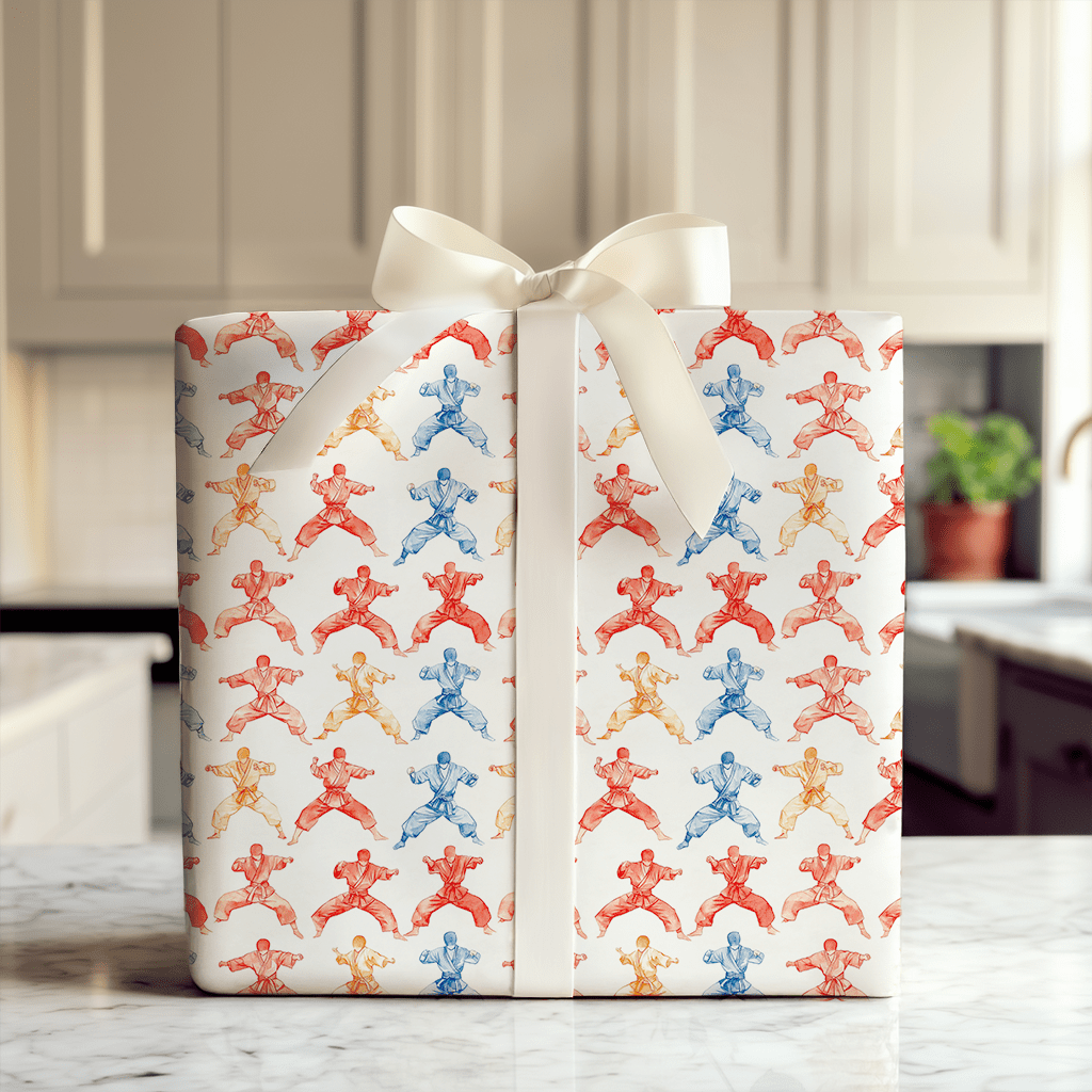Kick Force - Wrapping Paper - Aspen & Arlo