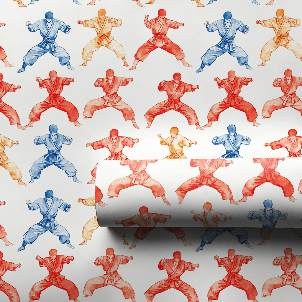 Kick Force - Wrapping Paper - Aspen & Arlo