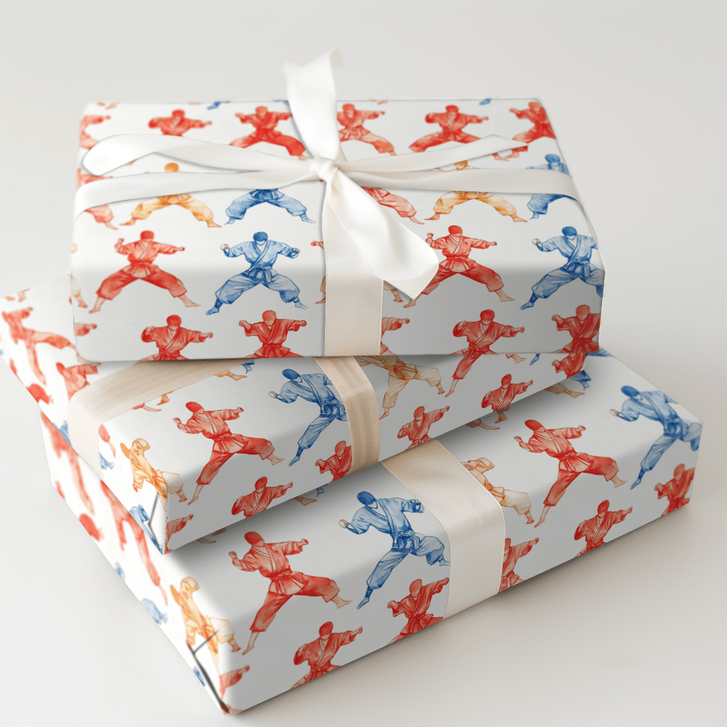 Kick Force - Wrapping Paper - Aspen & Arlo