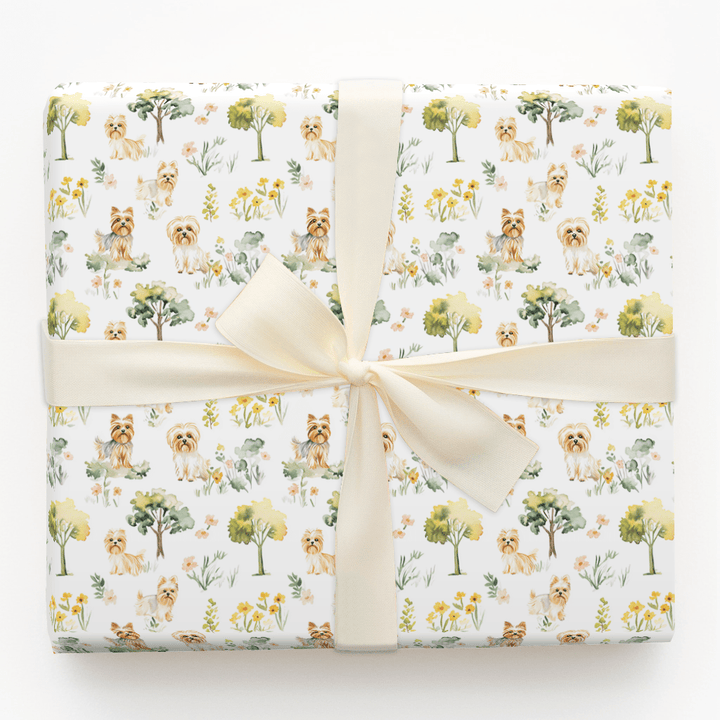 Park Day with the Yorkies - Wrapping Paper - Aspen & Arlo