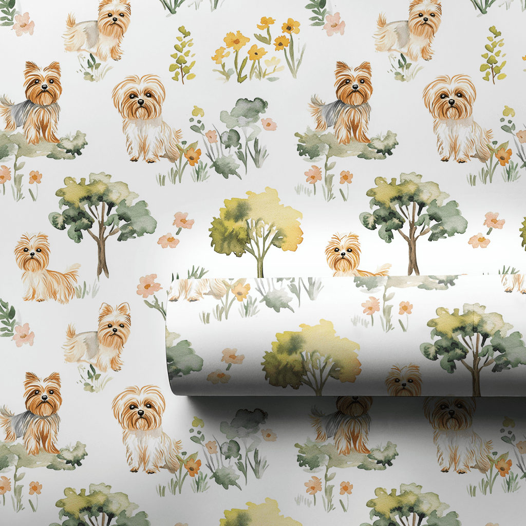 Park Day with the Yorkies - Wrapping Paper - Aspen & Arlo