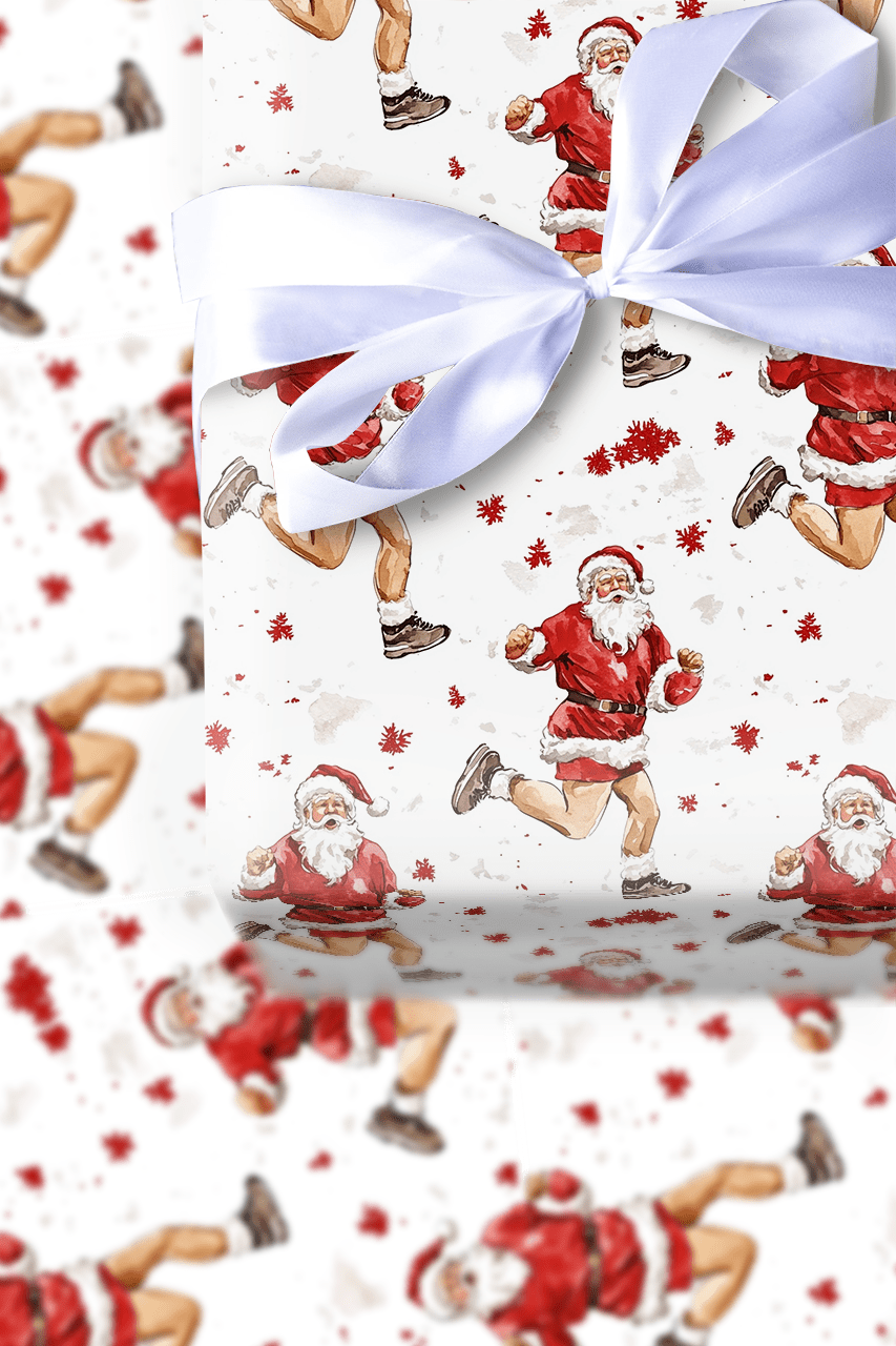 Catch Me If You Can, Elf! - Wrapping Paper - Aspen & Arlo