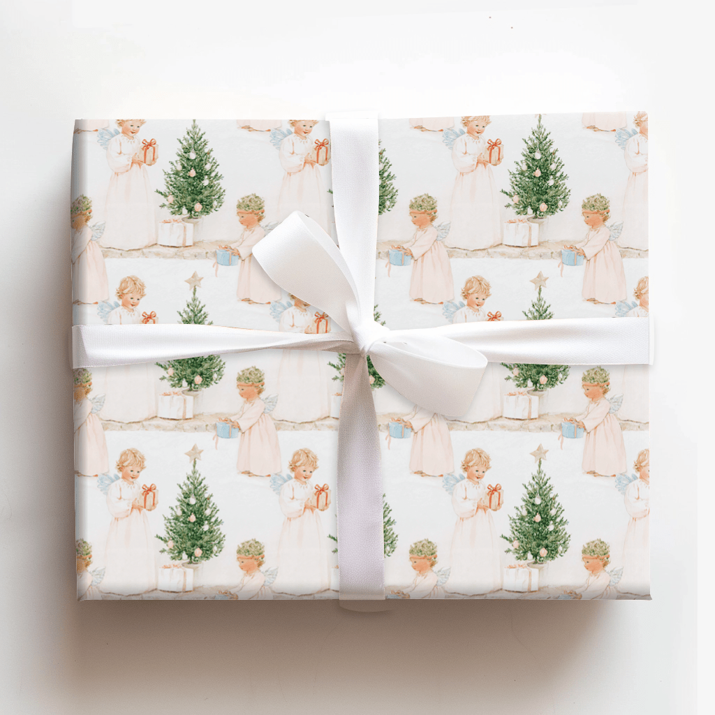 Baby Angels - Wrapping Paper - Aspen & Arlo