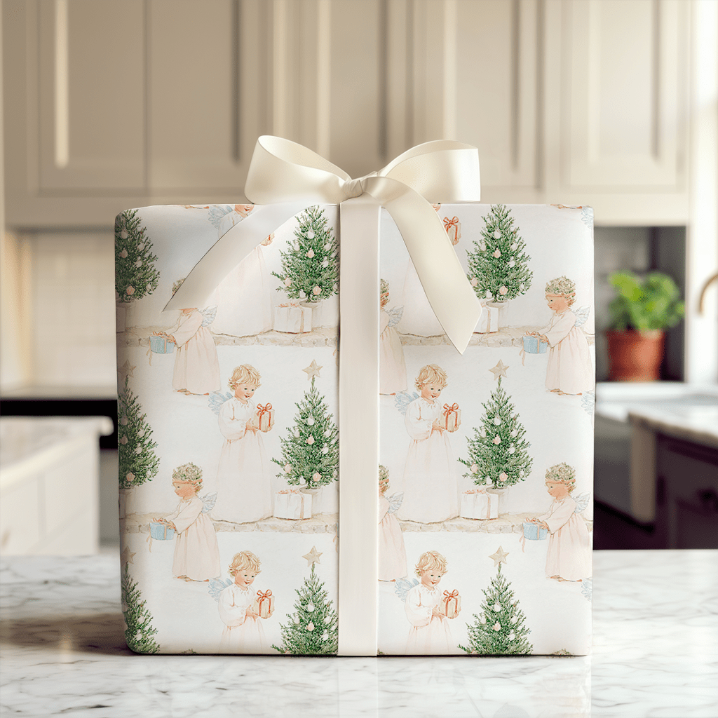 Baby Angels - Wrapping Paper - Aspen & Arlo