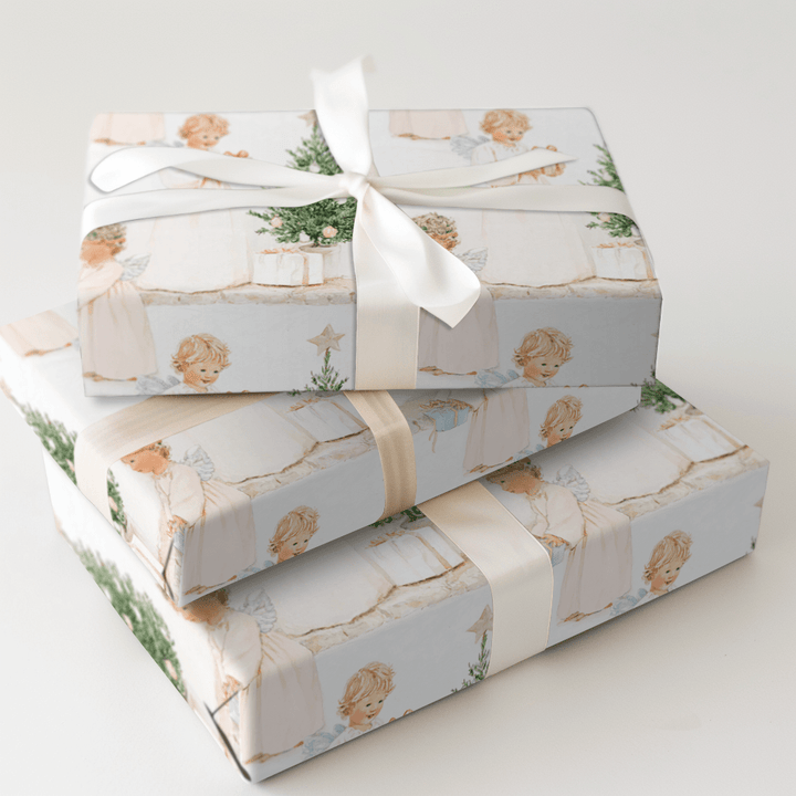 Baby Angels - Wrapping Paper - Aspen & Arlo