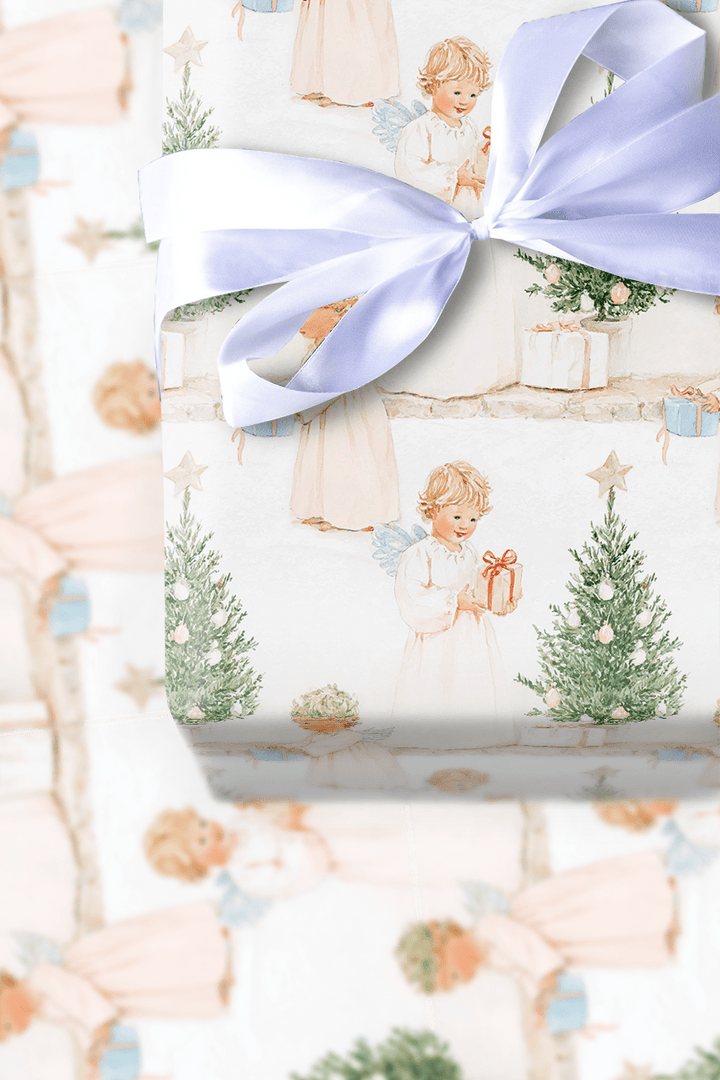 Baby Angels - Wrapping Paper - Aspen & Arlo
