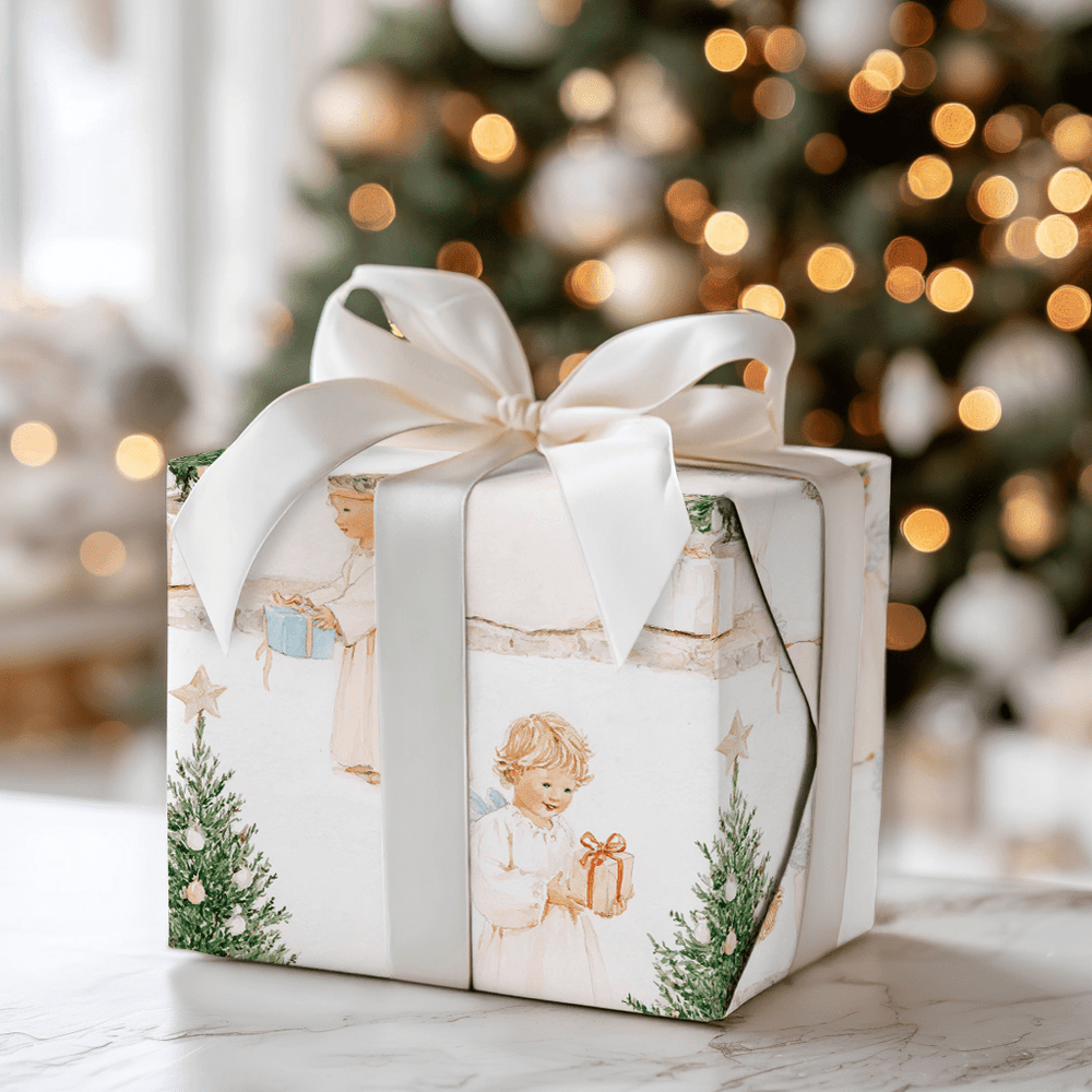 Baby Angels - Wrapping Paper - Aspen & Arlo