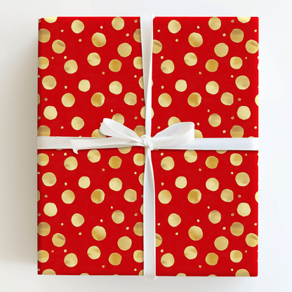 Christmas Polka Dots - Wrapping Paper - Aspen & Arlo