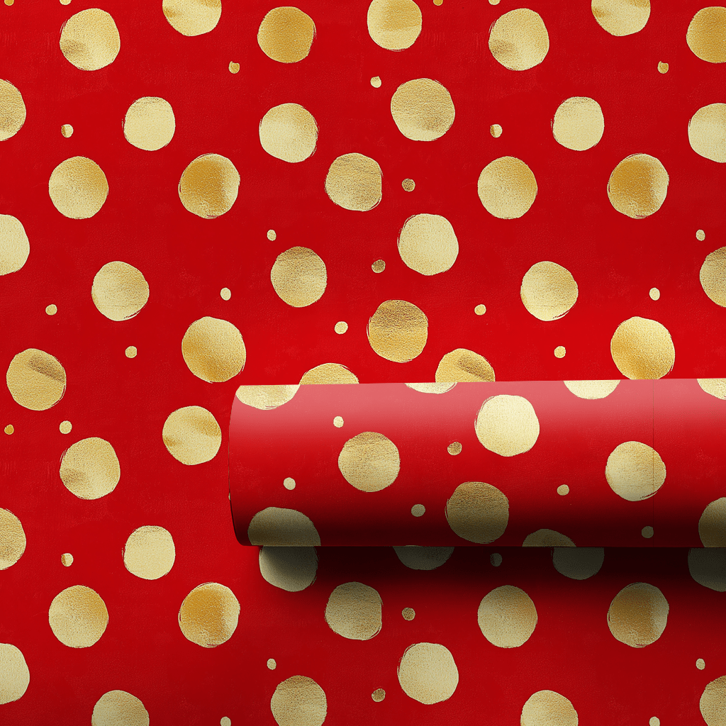 Christmas Polka Dots - Wrapping Paper - Aspen & Arlo