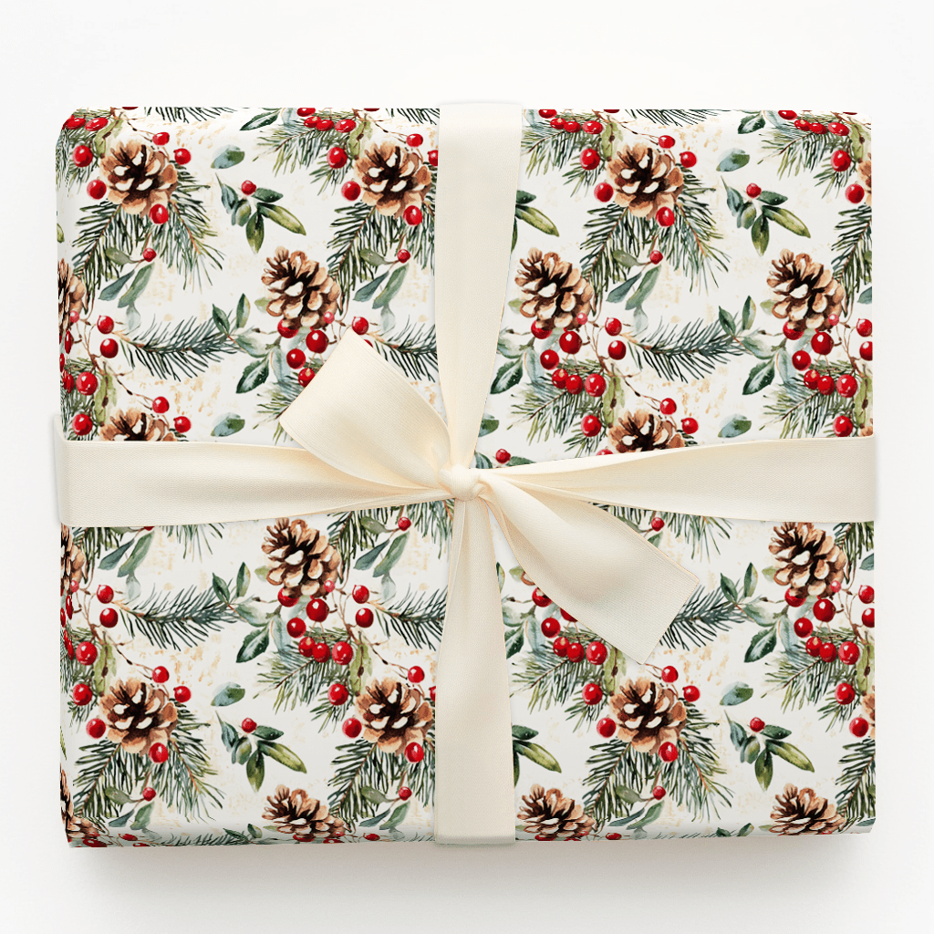 Home for the Hollydays - Wrapping Paper - Aspen & Arlo