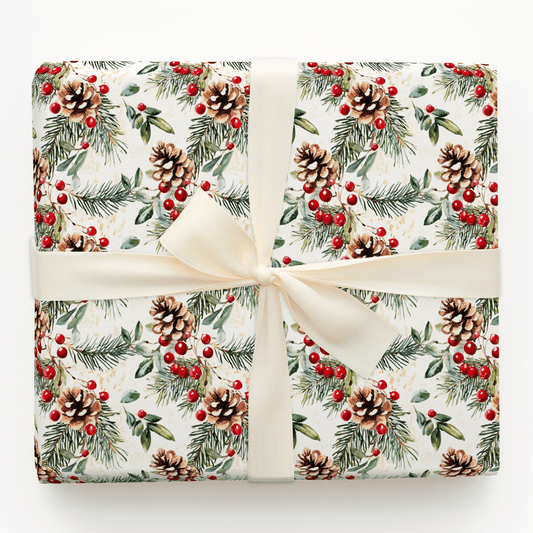 Home for the Hollydays - Wrapping Paper - Aspen & Arlo