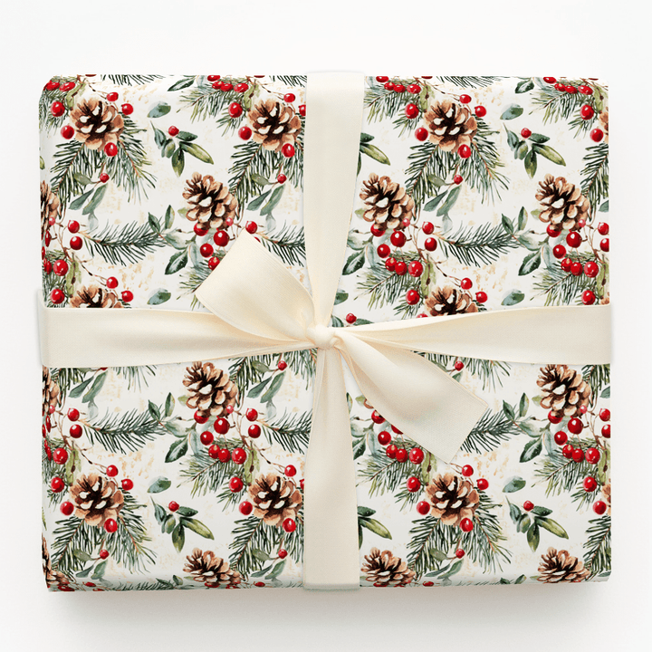 Home for the Hollydays - Wrapping Paper - Aspen & Arlo