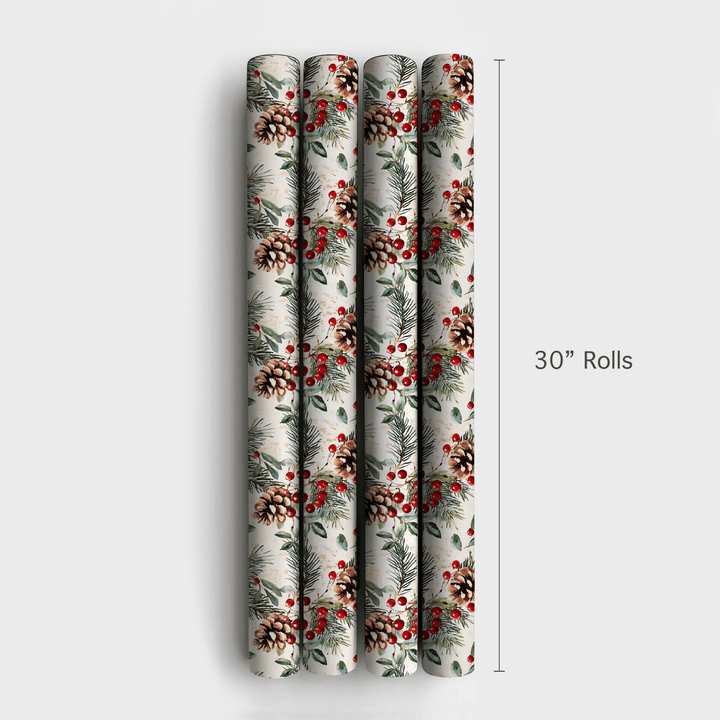 Home for the Hollydays - Wrapping Paper - Aspen & Arlo
