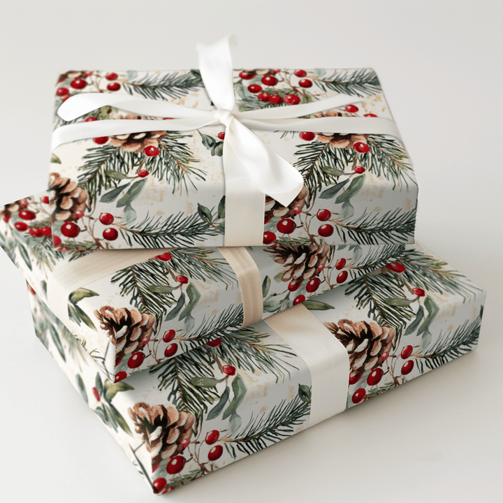 Home for the Hollydays - Wrapping Paper - Aspen & Arlo